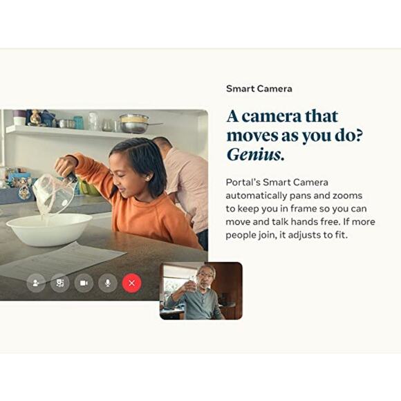 FACEBOOK (META) PORTAL SMART VIDEO CALLING FOR THE HOME WITH 10” TOUCH SCREEN - Picture 5 of 10